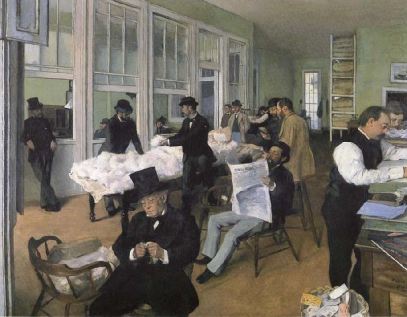 Portrait of an office, Edgar Degas